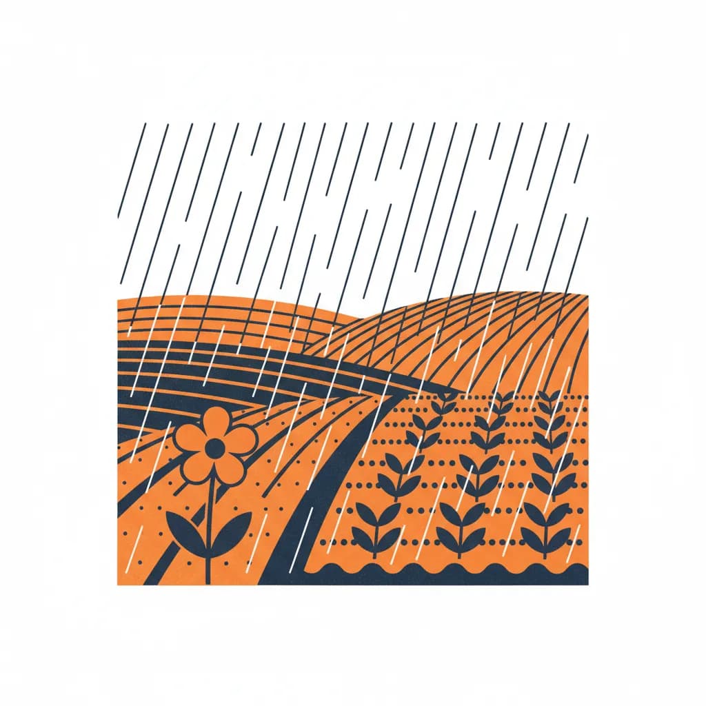 Geeft april veel regen, zo brengt hij rijke zegen
