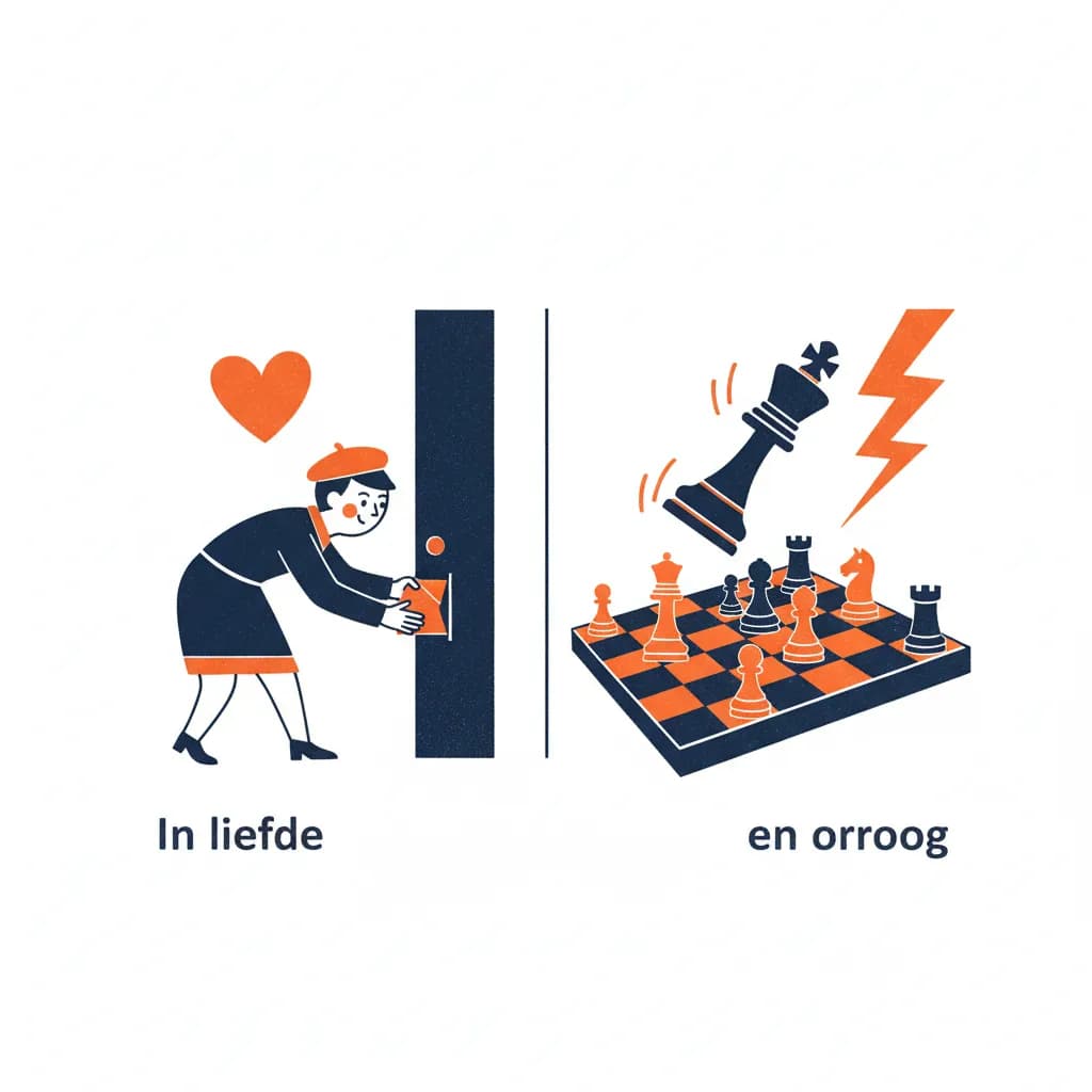 In liefde en oorlog is alles geoorloofd