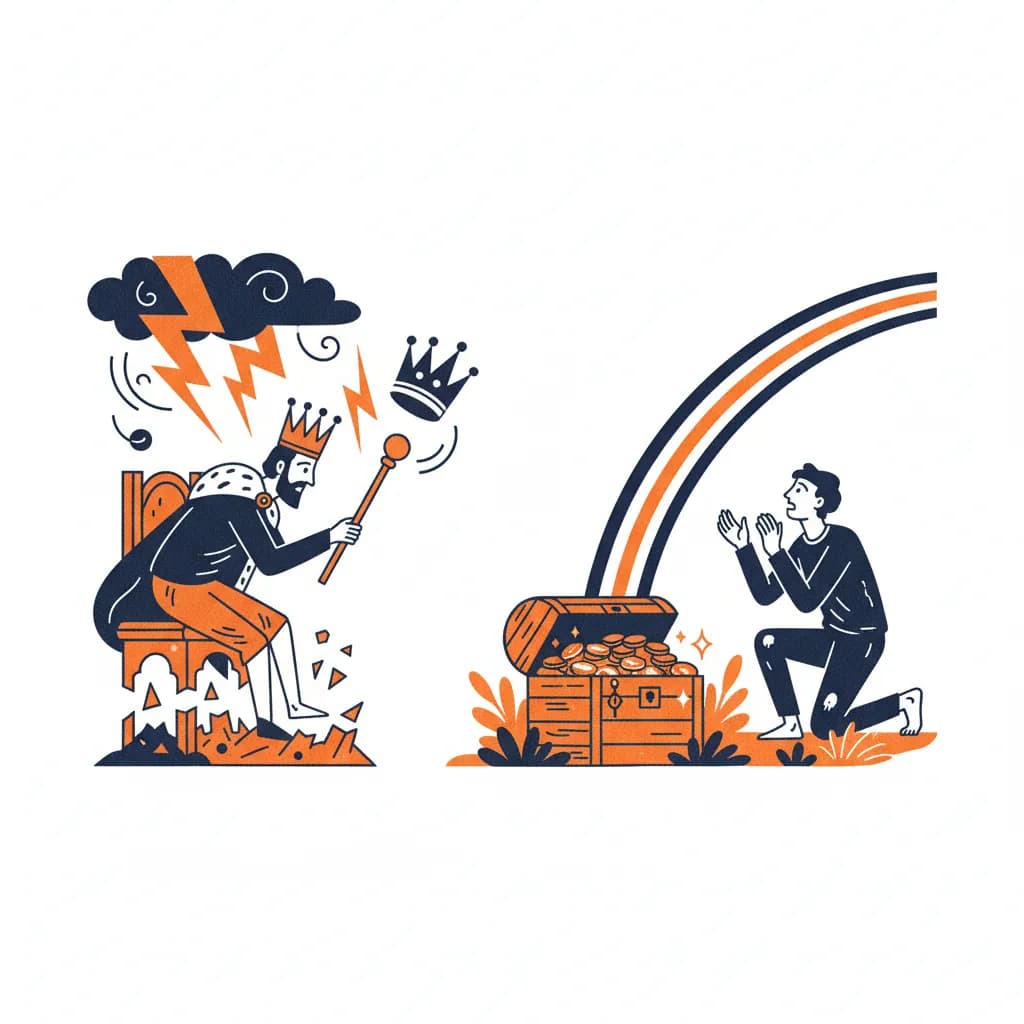 Illustratie: 't kan verkeren