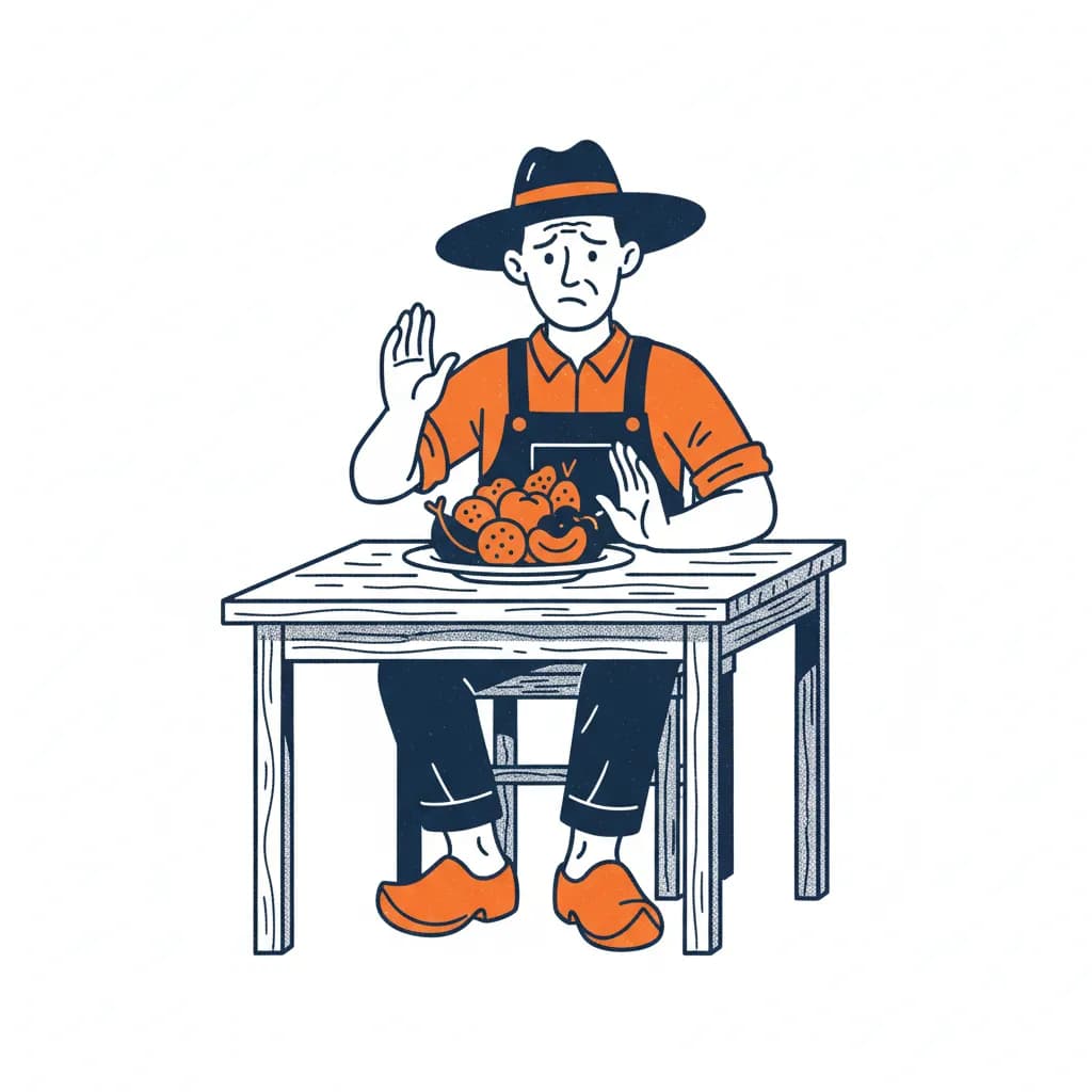 Wat de boer niet kent, dat eet hij niet