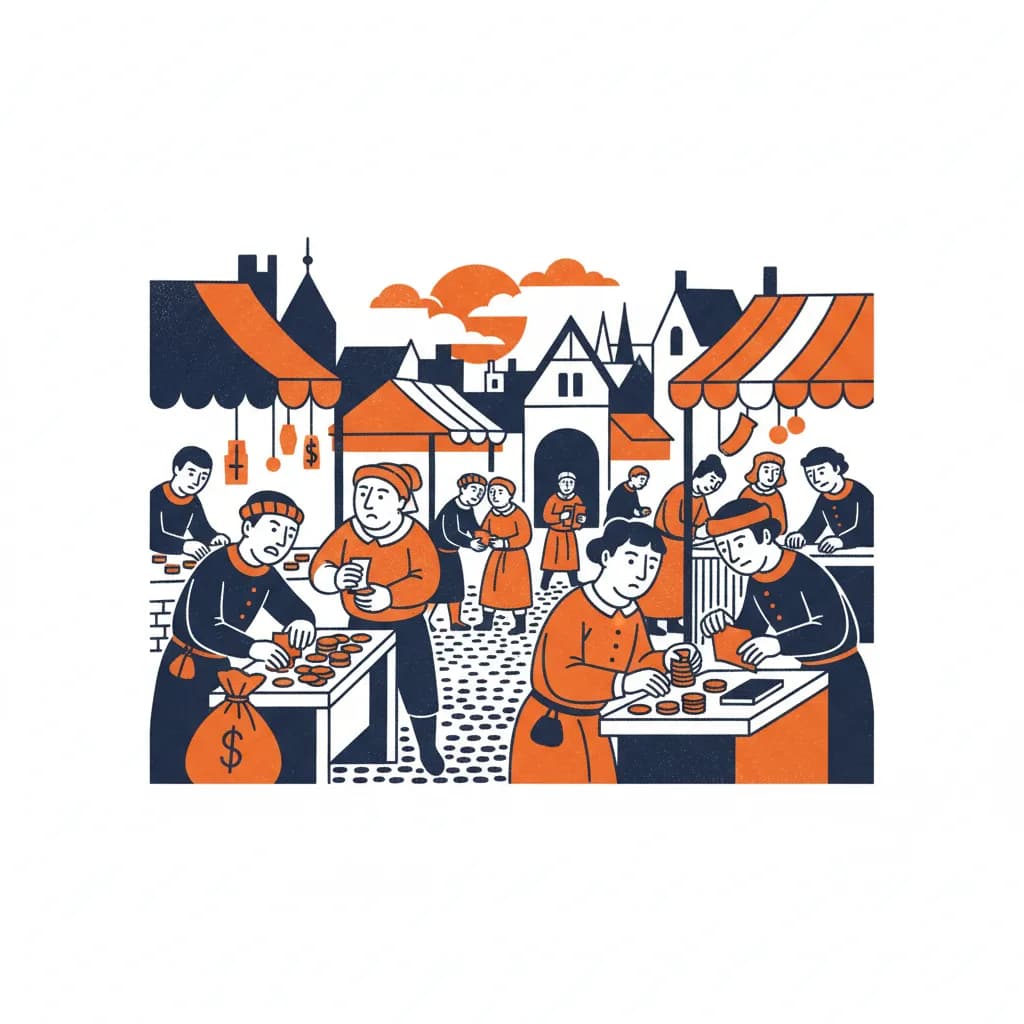 Bij het scheiden van de markt, leert men de kooplui kennen