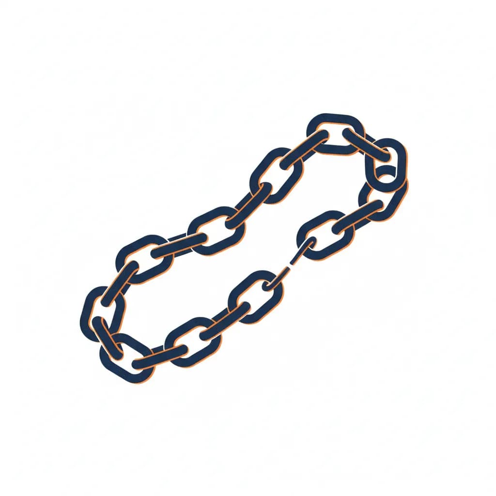 Een ketting is zo sterk als zijn zwakste schakel