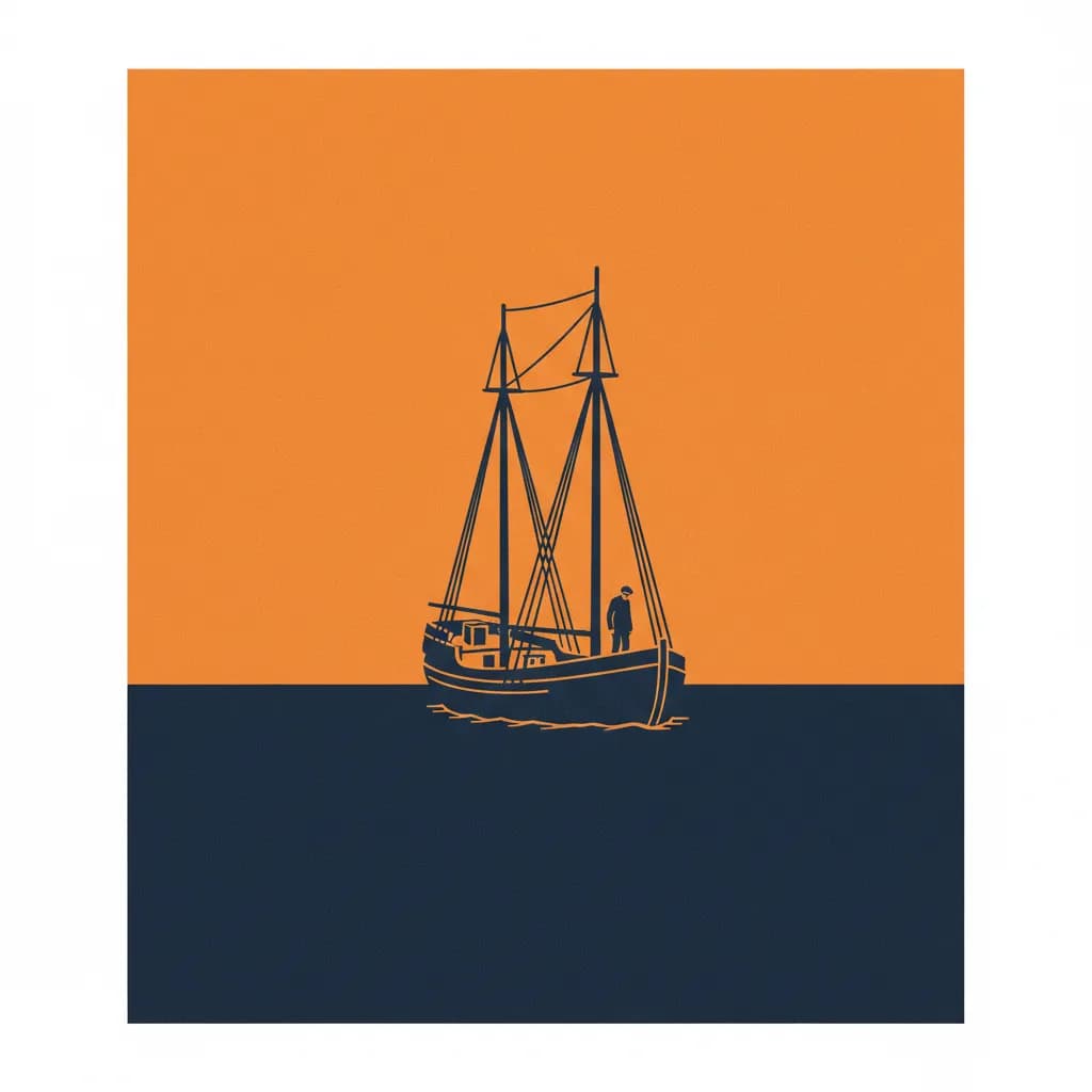 Een man zonder geld is een schip zonder zeilen