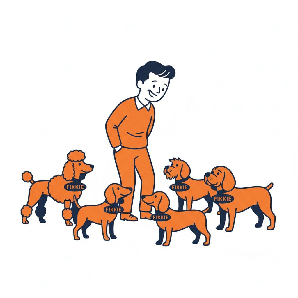 Er zijn meer hondjes die Fikkie heten