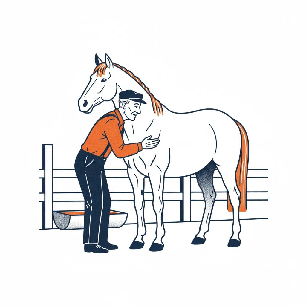 Het oog van de meester maakt het paard vet