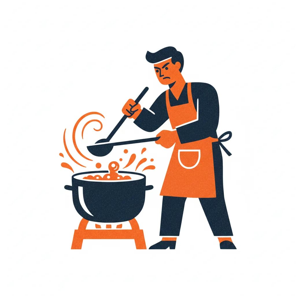 Niets in hun sop gaar laten koken