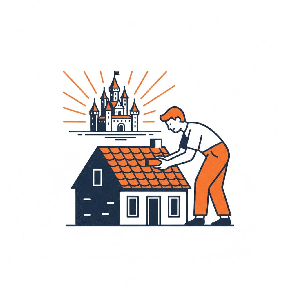 Zuinigheid met vlijt bouwt huizen als kastelen
